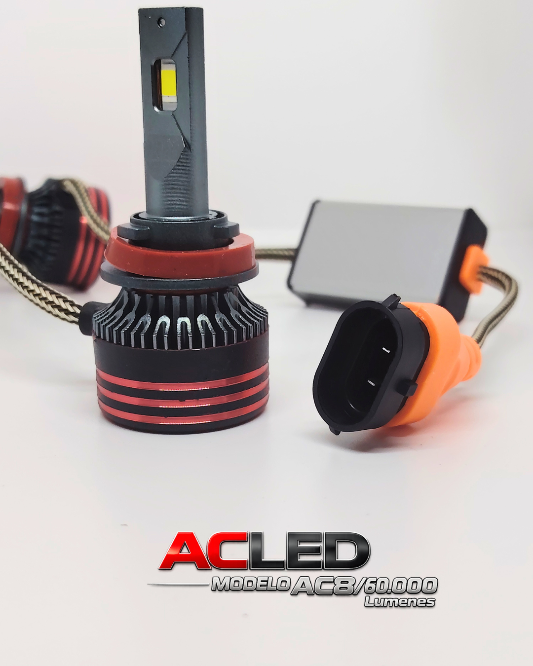 💡 H11 / H8 / H9 AC8 60.000 Lúmenes – Potencia, Seguridad y Tecnología en Iluminación LED