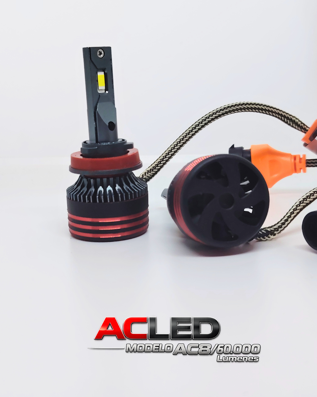 💡 H11 / H8 / H9 AC8 60.000 Lúmenes – Potencia, Seguridad y Tecnología en Iluminación LED