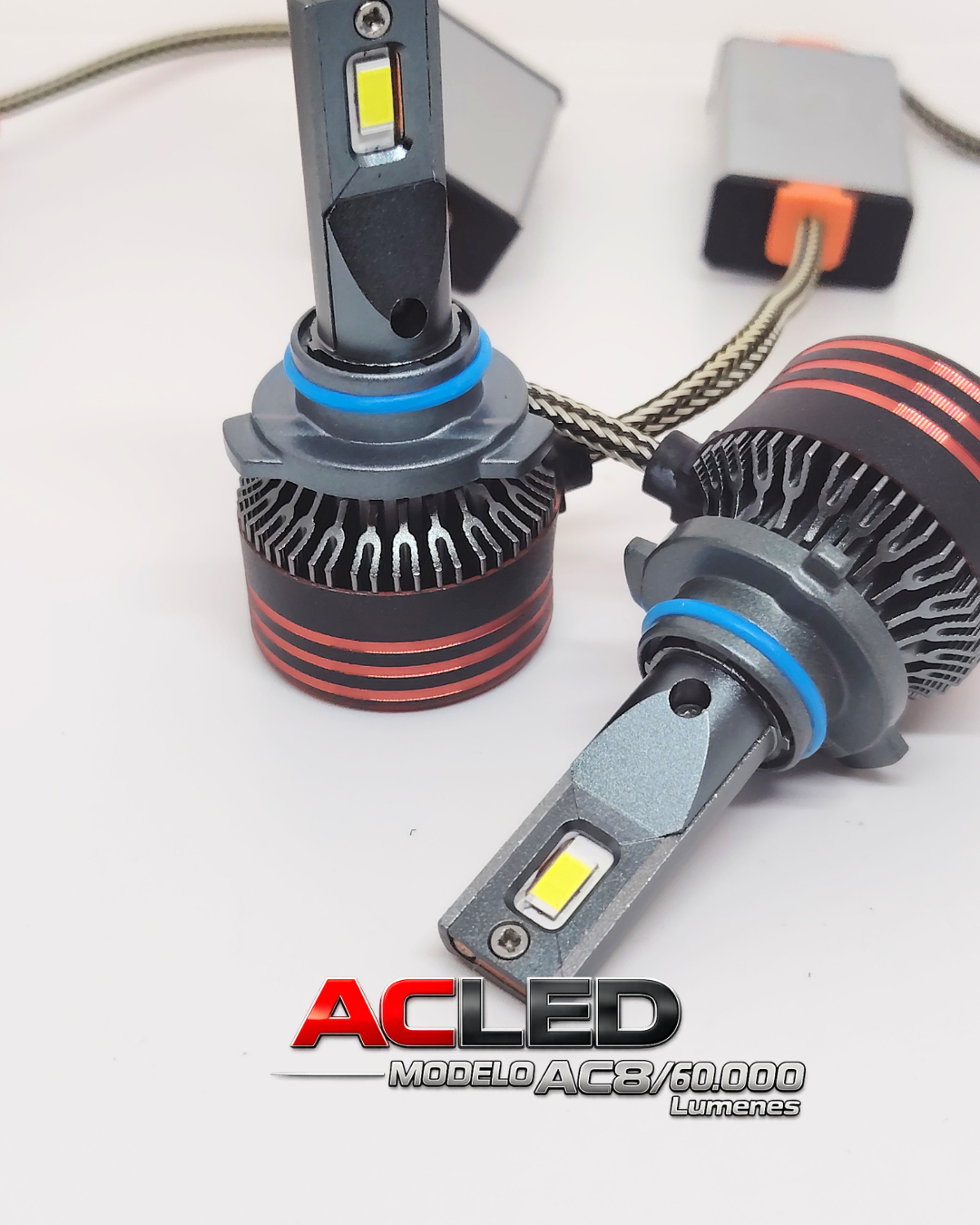 💡 9005/9006/9012/HB3/HB4 AC8 60.000 Lúmenes