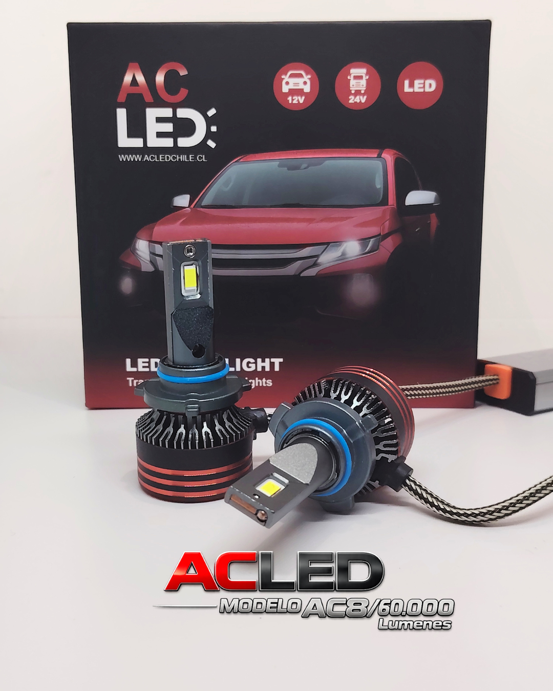 💡 9005/9006/9012/HB3/HB4 AC8 60.000 Lúmenes