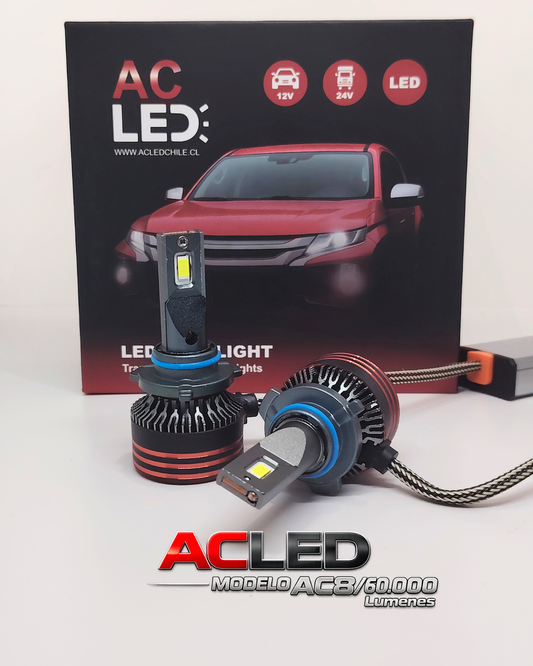💡 9005/9006/9012/HB3/HB4 AC8 60.000 Lúmenes