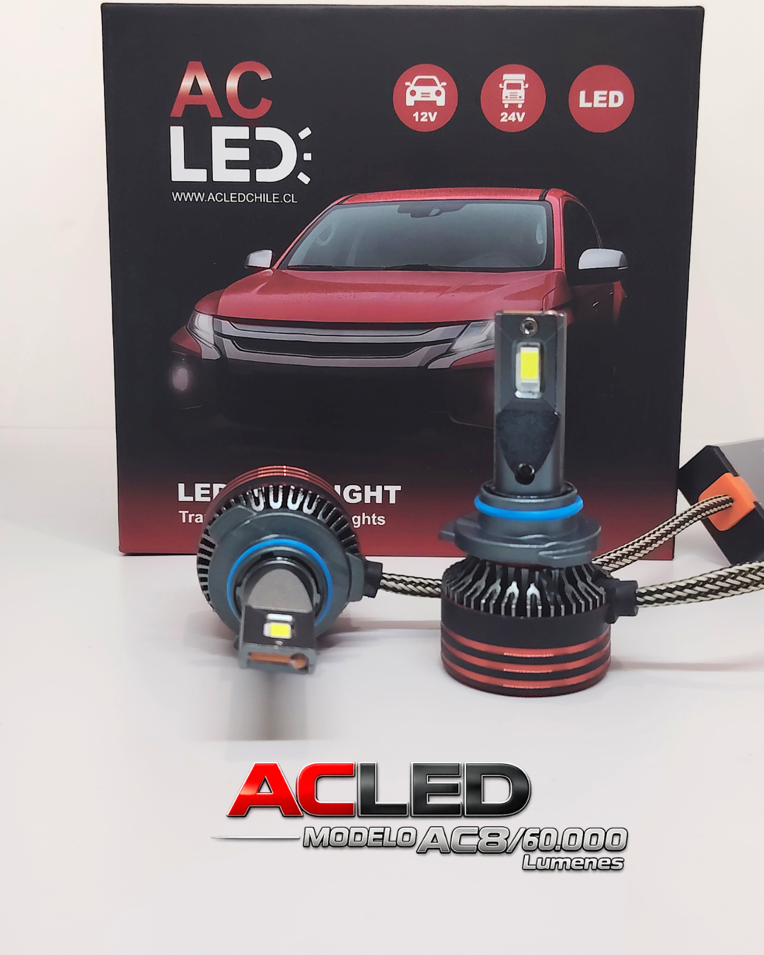 💡 9005/9006/9012/HB3/HB4 AC8 60.000 Lúmenes