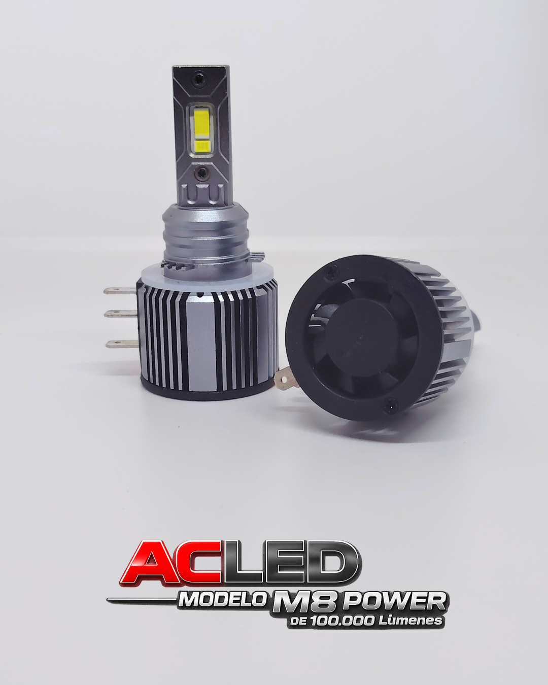 H15 M8 POWER 100.000 LÚMENES – Altas + Posición en un solo kit